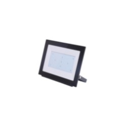 LED FLOOD LIGHT/06/GLASS COVER/BLACK/200W/6500K/20M/MX L37