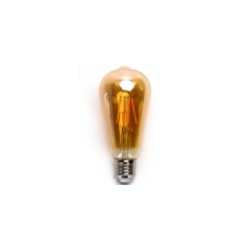 LED FILAMENT ST64 E27 6W 2700K/AMBER/MX K41