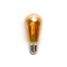 LED FILAMENT ST64 E27 6W 2700K/AMBER/MX K41