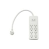 SOCKET-OUTLET 8-WAY 3*2.08mm2（14AWG） 1.5M WITH SWITCH /WITH 450J SURGE PROTECTION /WHITE /MX O45