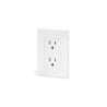 FLUSH-MOUNTED SOCKET 2-WAY /WHITE /MX