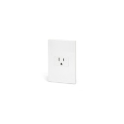 FLUSH-MOUNTED SOCKET 1-WAY /WHITE /MX