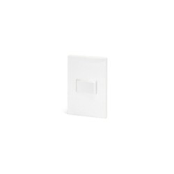 FLUSH-MOUNTED SWITCH ONE GANG ONE WAY /WHITE /MX