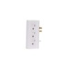 ADAPTOR 6-WAY 15A /BOTH SIDES /WHITE /MX