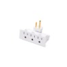 ADAPTOR 3-WAY 15A /STEERABLE /BAR SHAPE /WHITE /MX