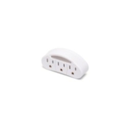 Adaptador americano de uno a tres, blanco O21