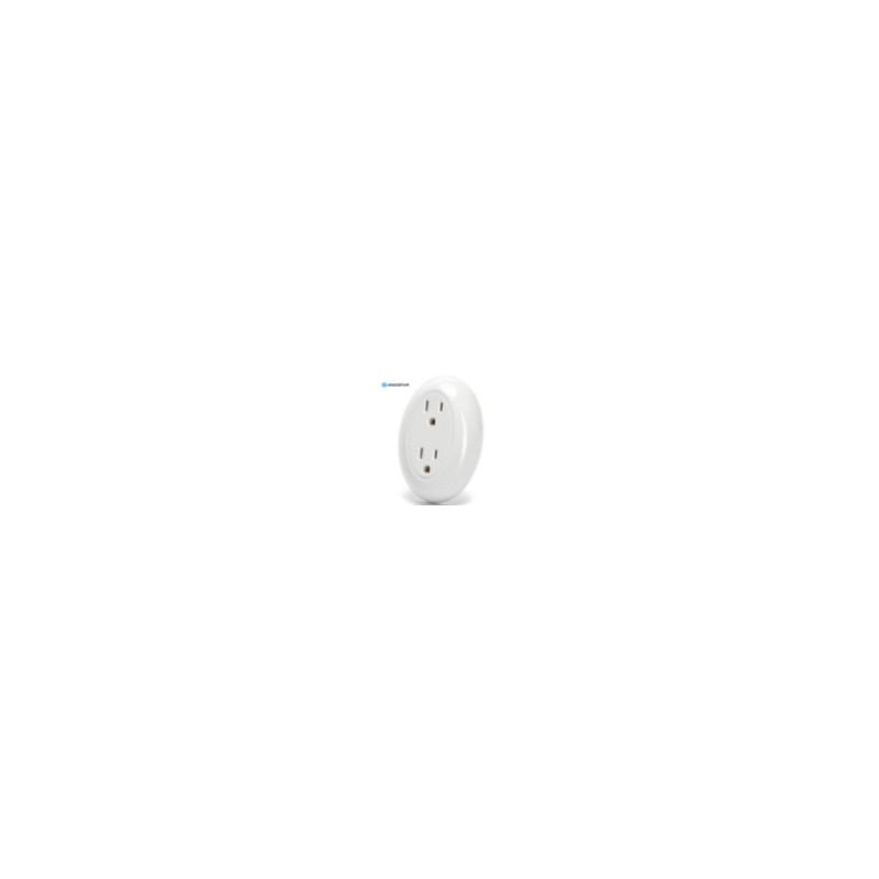 SURFACE-MOUNTED SOCKET /2-WAY /WHITE /MX O42