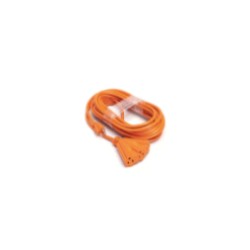 EXTENSION CORD 3-WAY 3*2.08mm2（14AWG）15M SJTW/CYLINDER /ORANGE /MX