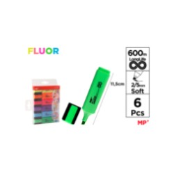 MARCADOR TEXTLINER FLUOR COMPLET 6UDS D44