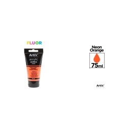 PINTURA ACRÍLICA NARANJA NEÓN 75 ml J32