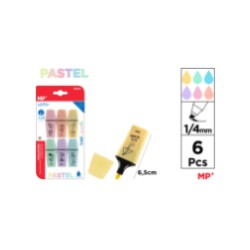 MARCATEXTOS COLOR PASTEL MINI 6 UDS D31