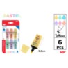 MARCATEXTOS COLOR PASTEL MINI 6 UDS D31