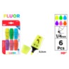 MARCADOR FLUORESCENTE MINI 6 UDS D34