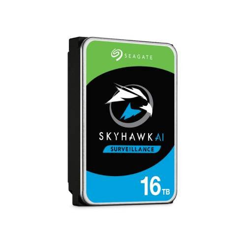DISCO DURO PARA VIDEOVIGILANCIA SEAGATE SKYHAWK AI 3.5?, 16TB, SATA III, 6 GBIT/S, 7200RPM, 256MB CACHÉ, ST16000VE002