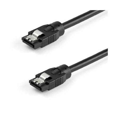 CABLE REDONDO SATA STARTECH.COM 7-PIN MACHO – SATA 7-PIN MACHO, 30CM, NEGRO SKU: SATRD30CM