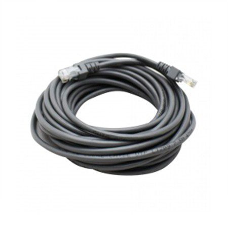 CABLE DE RED RJ45 GHIA 7.5 MTS 24.5 PIES PATCH CORD CAT 5E UTP GRIS 100 COBRE