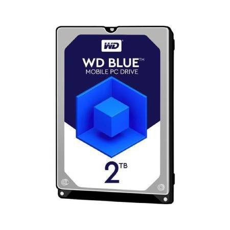 DISCO DURO WD BLUE 2TB 2.5? SATA III NUEVO, 5400RPM 7MM6 Gbit/s, CACHE 128MB, WD20SPZX
