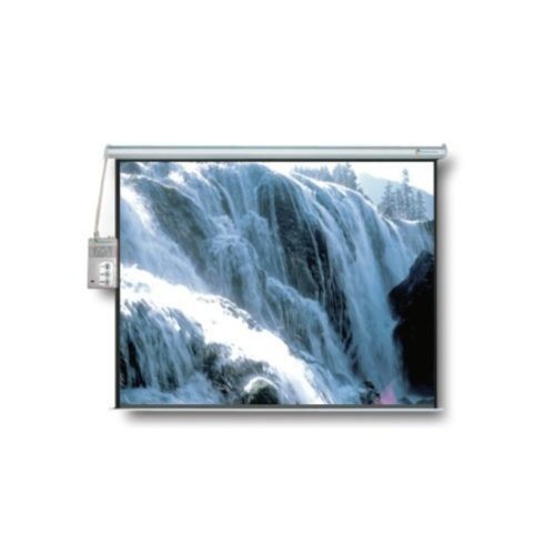 PANTALLA DE PROYECCIÓN ELÉCTRICA MULTIMEDIA SCREENS MSE-244, 136”, 2.44X2.44, BLANCO, MSE-244