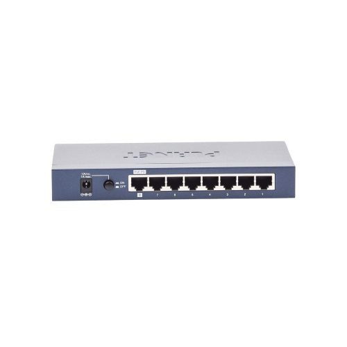SWITCH PLANET GIGABIT ETHERNET GSD-1002M, 8 PUERTOS 10/100/1000MBPS + 2 PUERTOS SFP, 20 GBIT/S, 8000 ENTRADAS – ADMINISTRABLE, G