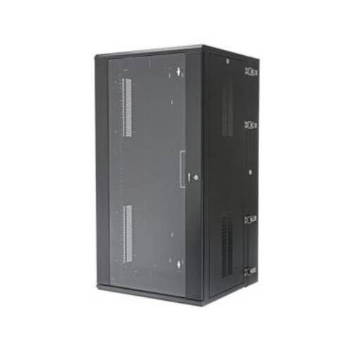 GABINETE PANDUIT PANZONE CON PUERTA CON VENTANA DE PARED 19?, 26U, HASTA 158.7KG, NEGRO, PZWMC26W