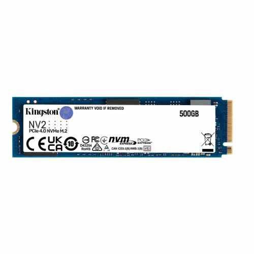 UNIDAD DE ESTADO SOLIDO SSD KINGSTON NV2 NVME, 500GB, PCI EXPRESS 4.0, M.2, SNV2S/500G