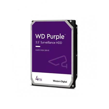 DISCO DURO PARA VIDEOVIGILANCIA WESTERN DIGITAL WD PURPLE SURVEILLANCE 3.5”, 4TB, SATA III, 6 GBIT/S, 256MB CACHÉ