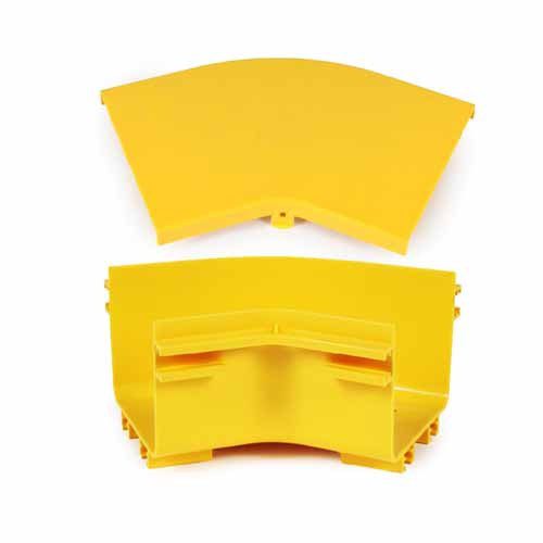 KIT CODO HORIZONTAL 120MM X 100MM OPTRONICS PARA CANALETA FIBERWAY, OPSCCUCDHZKIT120AM