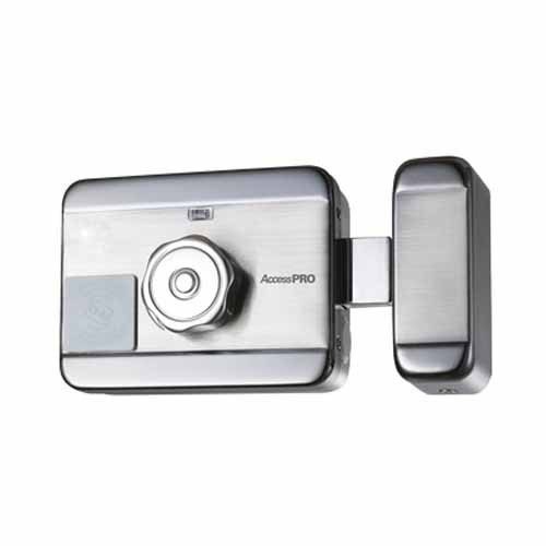 CERRADURA ELÉCTRICA INTELIGENTE MOTORIZADA DERECHA ACCESSPRO CON LECTOR DE TARJETAS DE PROXIMIDAD, 1.000 USUARIOS, EXTERIOR, ACC