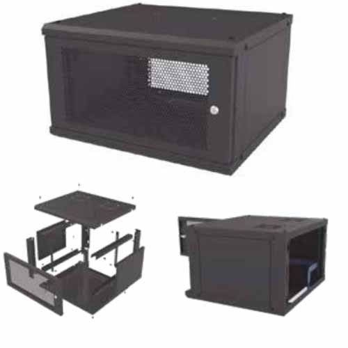GABINETE LINKEDPRO DE PARED FIJO, PUERTA PERFORADA, RACK 19? DE 16 UR, SR-1916-GFP-VR2
