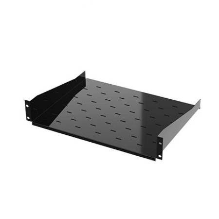 LINKEDPRO CHAROLA PARA RACK 19”, 2U, 34CM, NEGRO