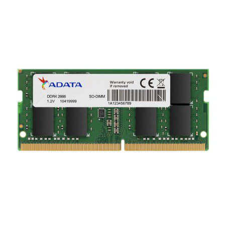 MEMORIA RAM ADATA DDR4, 2666GHZ, 16GB, NON-ECC, CL19, SO-DIMM