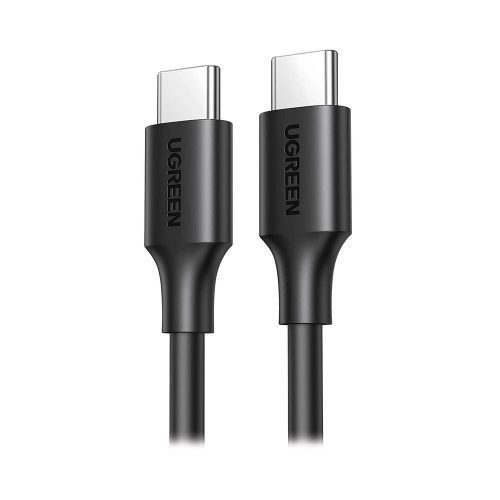 CABLE UGREEN USB-C A USB-C, 1 METRO, CARGA RÁPIDA DE HASTA 60W, TRANSFERENCIA DE DATOS DE 480 MBPS, PD3.0, QC 4.0/3.0/2.0, FPC,