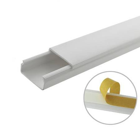THORSMAN CANALETA PARA CABLE TMK-1020-SD-CC, 1.82 METROS, BLANCO