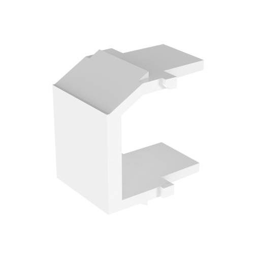 MÓDULO DE TAPA CIEGA (INSERTO CIEGO), TIPO KEYSTONE, PANDUIT, INSERTO PARA TAPA CIEGA, BLANCO, 1 PIEZA, BLANCO, NKBMWH-X