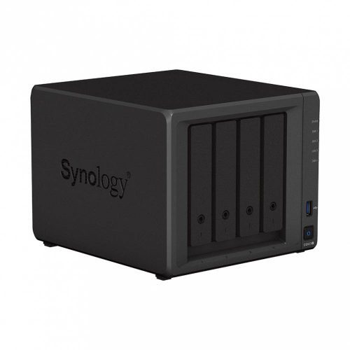 SYNOLOGY SERVIDOR NAS DISKSTATION DS923+ DE 4 BAHÍAS, AMD RYZEN R1600 2.60GHZ, 4GB DDR4, 2X USB 3.2, NEGRO ? NO INCLUYE DISCOS,