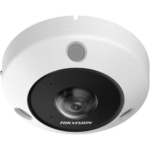 CÁMARA IP MINI FISHEYE HIKVISION IR PARA INTERIORES/EXTERIORES 180° – 360°, ALÁMBRICO, 3504 X 3504 PIXELES, DÍA/NOCHE, DS-2CD63C