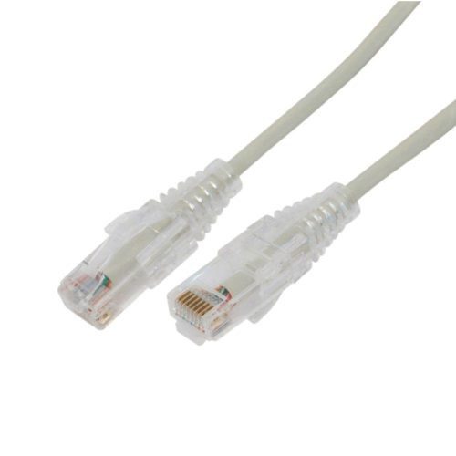 CABLE DE PARCHEO LINKEDPRO SLIM CAT6A UTP RJ-45 MACHO – RJ-45 MACHO, 10 METROS, GRIS, LP-UT6A-1000-GY28