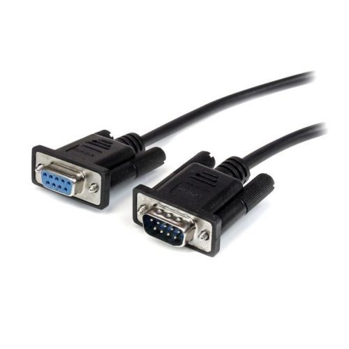 CABLE SERIAL STARTECH.COM RS-232 DB-9 MACHO – DB-9 HEMBRA, 2 METROS, NEGRO, MXT1002MBK