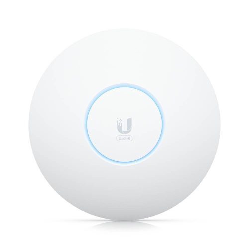 ACCESS POINT UBIQUITI NETWORKS DE BANDA TRIPLE U6-ENTERPRISE, 4800 GBIT/S, 1X RJ-45, 2.4/5/6GHZ, ANTENA DE 6DBI – NO INCLUYE ADA