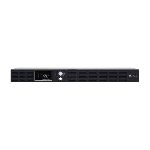 UPS CYBERPOWER DE 500 VA/300 W, TOPOLOGÍA LÍNEA INTERACTIVA, ENTRADA 120 VCA NEMA 5-15P, TIPO RACK 1 UR, CON 6 TOMAS NEMA 5-15R,