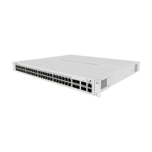 SWITCH MIKROTIK, CONMUTADOR 48 PUERTOS RJ45 X 1G, 4 PUERTOS SFP+ DE 10G. 2 PUERTOS QSFP+ DE 40G PARA CONEXIONES DE FIBRA EXTREMA