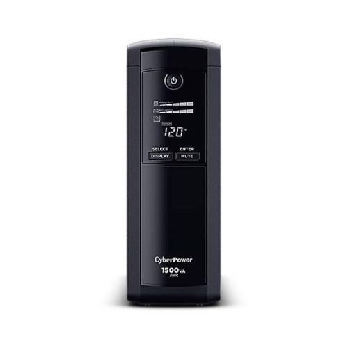 NO BREAK CYBERPOWER CP1500AVRLCD, 900W, 1500VA, 12 CONTACTOS, (450 W) 12 MINUTOS,