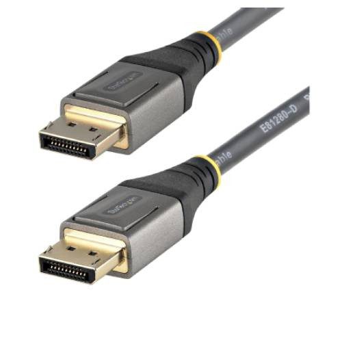 CABLE DISPLAYPORT STARTECH.COM CON CERTIFICACIÓN VESA DISPLAYPORT 1.4 MACHO – DISPLAYPORT 1.4 MACHO, 8K 60HZ, HDR10 1 METRO, GRI