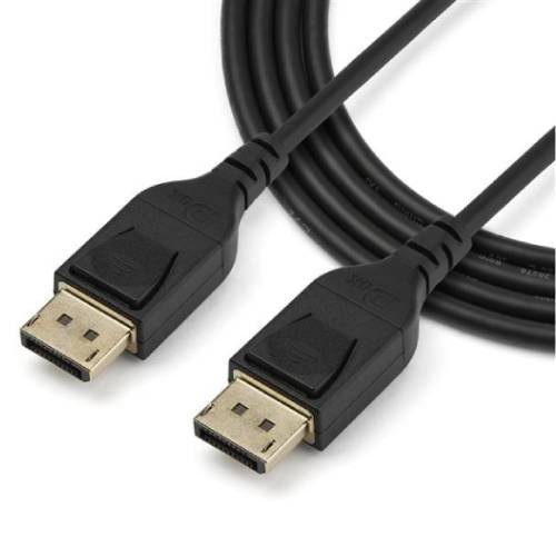 CABLE DISPLAYPORT STARTECH.COM CON CERTIFICACIÓN VESA DISPLAYPORT 1.4 MACHO – DISPLAYPORT 1.4 MACHO, 8K, 60HZ HBR3, 1 METRO, NEG