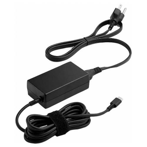 CARGADOR HP PARA LAPTOP, CARGADOR USB C, POWER ADAPTER 1P3K6AA, 65W, 1P3K6AA