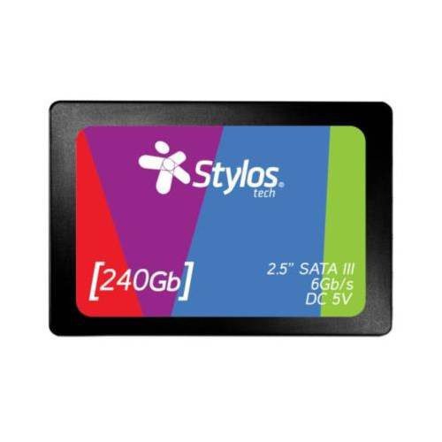 UNIDAD DE ESTADO SOLIDO SSD STYLOS STMSSD2B, 240GB, SATA III, 2.5?, 7MM, STMSSD2B