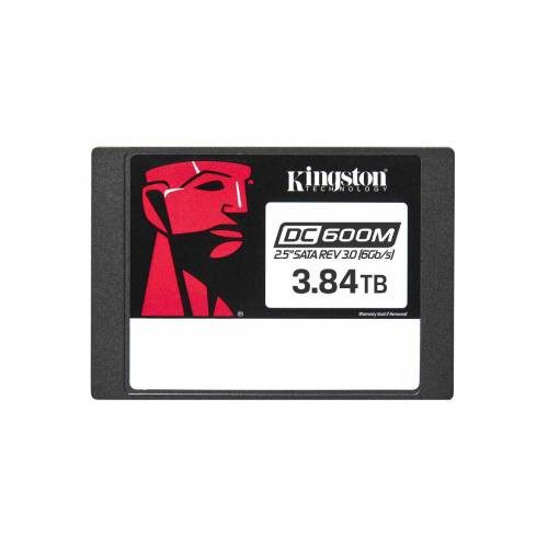 UNIDAD DE ESTADO SÓLIDO SSD PARA SERVIDOR KINGSTON DC600M, 3.8TB, SATA III, 2.5”, 7MM ? PARA SU USO EN SERVIDOR REQUIERE SNA-BR2