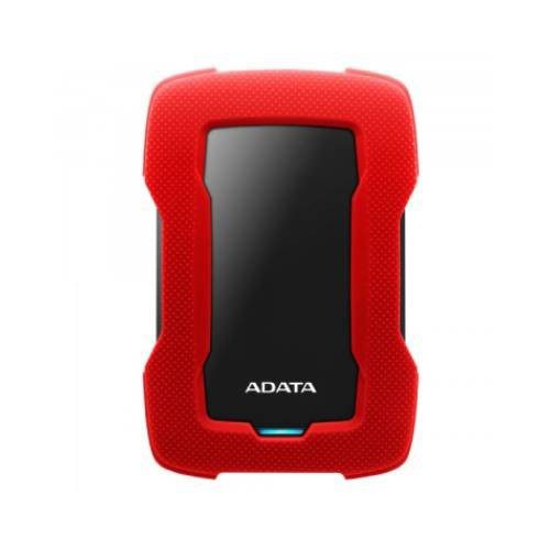 DISCO DURO EXTERNO ADATA HD330 2.5”, 1TB, USB 3.1, ROJO/NEGRO, A PRUEBA DE GOLPES – PARA MAC/PC, AHD330-1TU31-CRD