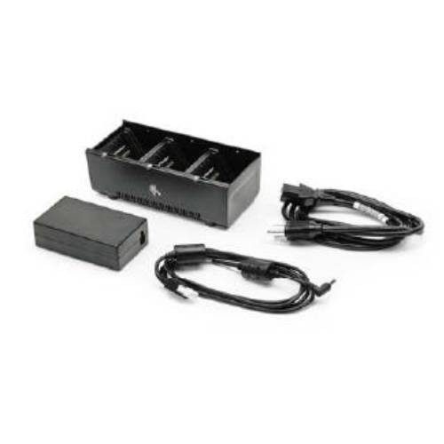 BASE DE CARGA ZEBRA, 3 BATERÍAS, NEGRO, COMPATIBLE CON ZQ500/ZQ600 – INCLUYE FUENTE DE PODER Y CABLE DE CORRIENTE, SAC-MPP-3BCHG