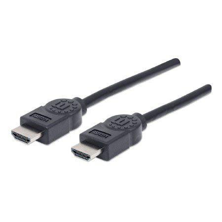CABLE HDMI MANHATTAN 1.8M 4K 3D M-M VELOCIDAD 1.4 MONITOR TV PROYECTOR